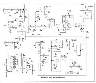 Dod FX66 schematic circuit diagram